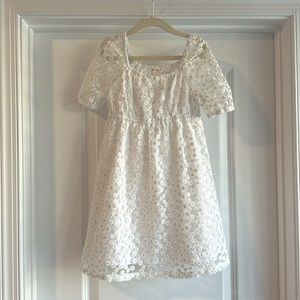 Kids White Dress